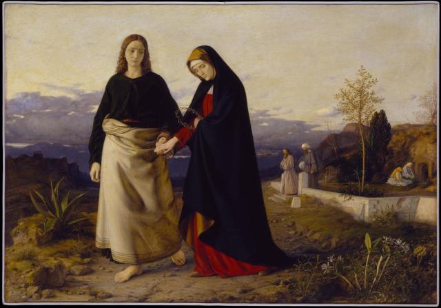 St John Leading Home his Adopted Mother 1842-60 by William Dyce 1806-1864